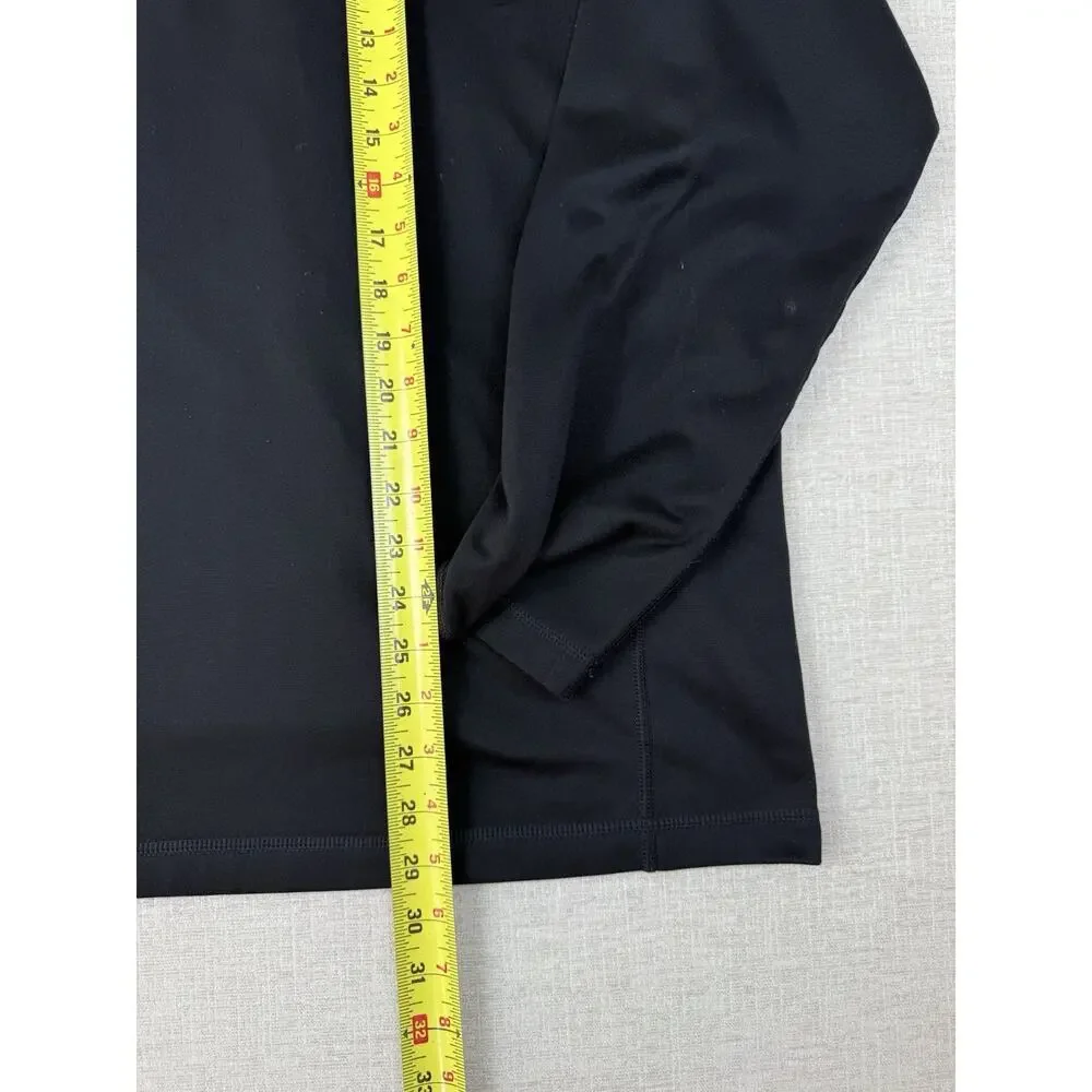 The North Face 1/4 Zip Pullover XL/TG Black Leinenkugel’s Logo Performance Top